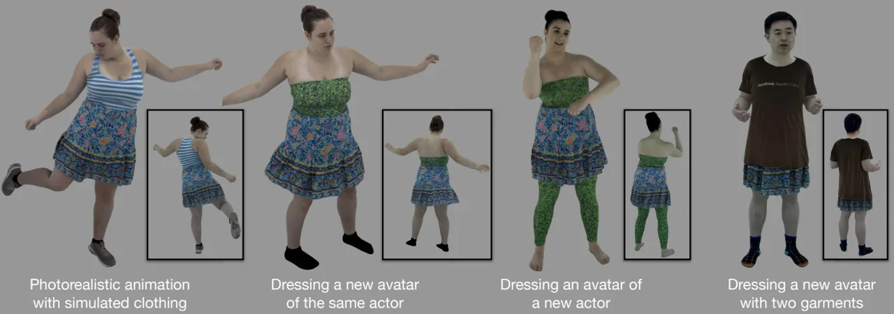 Figure 10. Deep Photorealistic Appearance for Physically Simulated Clothing